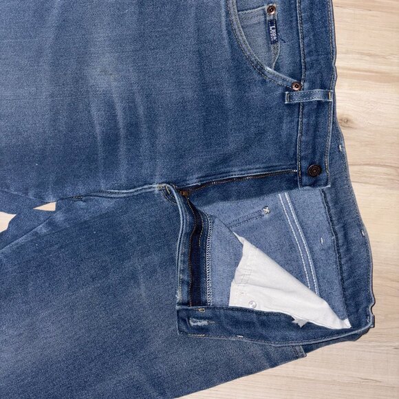Vintage Lee Faded Medium Wash Jeans 36 x 32 - Picture 6 of 9